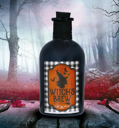 ASSORTED GLASS POISON BOTTLES, 13 CMS.