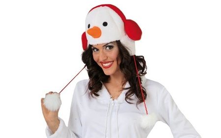 CZAPKA BAŁWANKA PLUSZOWA