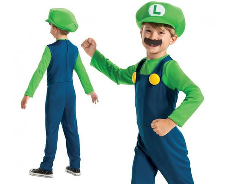 Strój Luigi Fancy - Nintendo (licencja), rozm. S (4-6 lat)