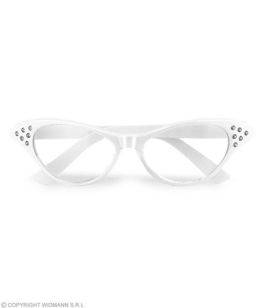 OKULARY BIAŁE LATA 50
