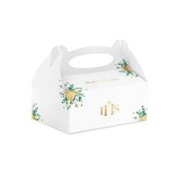 PUDEŁKA NA CIASTO KOMUNIA IHS 10 SZT.