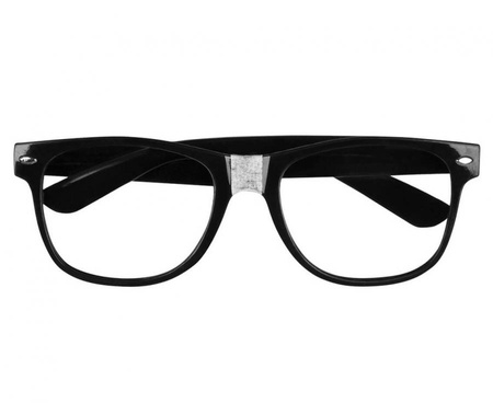 Zestaw Kujona kujonki uczeń uczennica (strój: okulary, muszka, szelki)