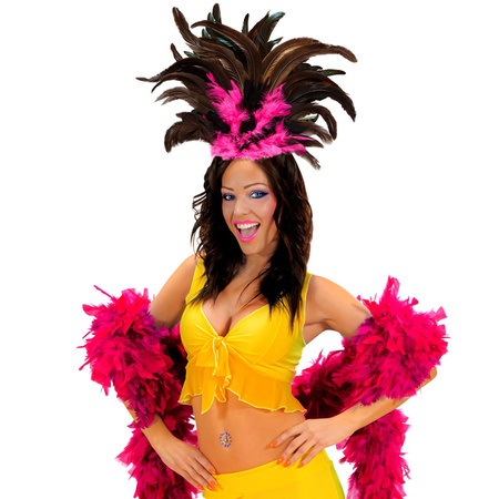 PIÓROPUSZ BRAZYLIJSKI RÓŻ