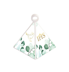 CIĘŻAREK DO BALONÓW Z NAKLEJKAMI KOMUNIA IHS