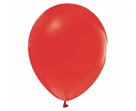 BALONY 30 CM PASTEL CZERWONE, 50 SZT.