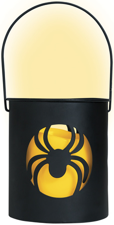 LAMPION Z PAJĄKIEM LED 10X9 CM