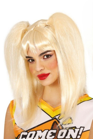 PERUKA DAMSKA BLOND KUCYKI 
