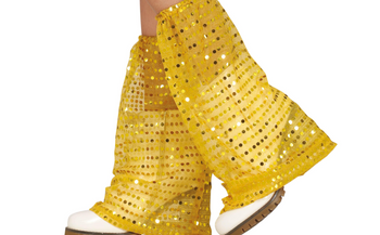 NAKŁADKI NA BUTY CEKINOWE DISCO ZŁOTE