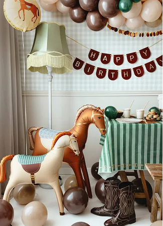 BALON FOLIOWY KOŃ 86,5 X 73 CM