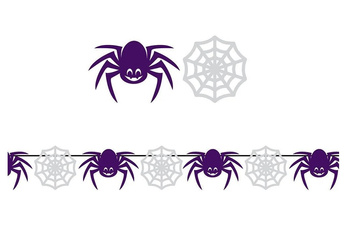 GIRLANDA HALLOWEENOWA PAJĄK  300CM