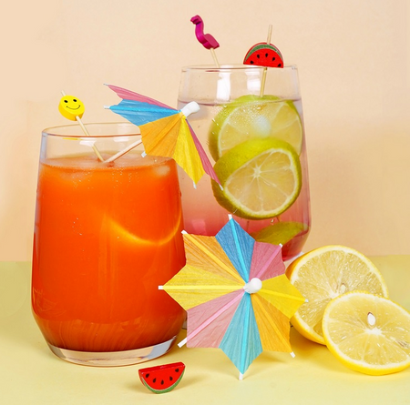 WYKAŁACZKI PARASOLKI KOKTAJLOWE 144 SZT.