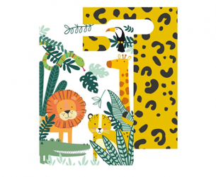 TOREBKI PAPIEROWE ZWIERZĘTA 8 SZT.