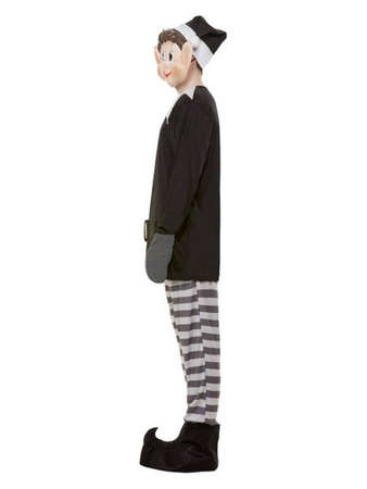 Elves Behavin' Badly Bad Elf Costume, Grey & Black