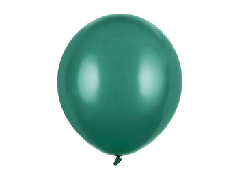 BALONY LATEKSOWE PASTELOWY CIEMNOZIELONY 43 CM 25 SZT