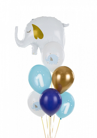 BALONY ROCZEK MIX SŁONIK 30 CM 6 SZT
