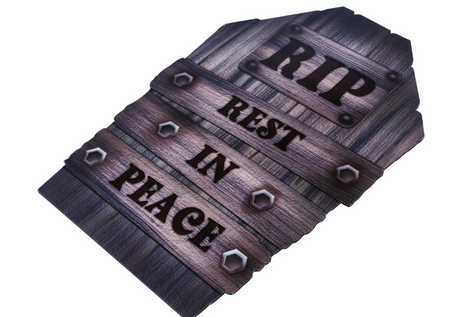 NAGROBEK REST IN PEACE 56 CM HALLOWEEN