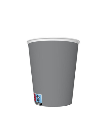 KUBECZKI PAPIEROWE SREBRNE PARTY 250 ML