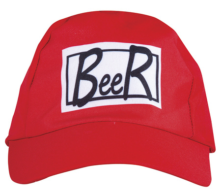 CZAPKA I PAS CZERWONY NA NAPOJE