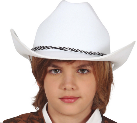 BIAŁY KAPELUSZ KOWBOJA 