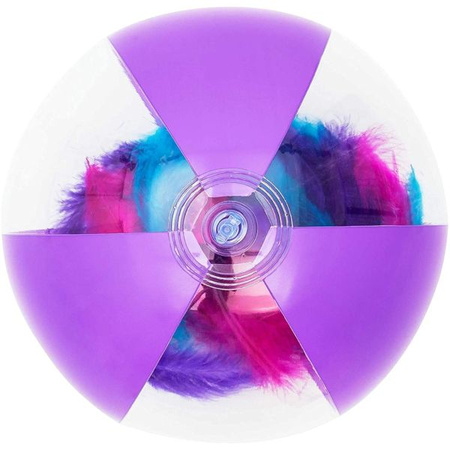 PIŁKA DMUCHANA Z PIÓRAMI 28 CM