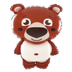 BALON FOLIOWY MIŚ 45 X 63 CM