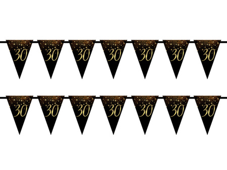 BANER GIRLANDA PAPIEROWA 30 URODZINY 5 M