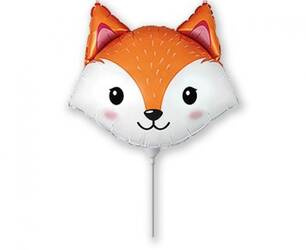 BALON FOLIOWY 14 CALI LISEK GŁOWA 23 X 23 CM