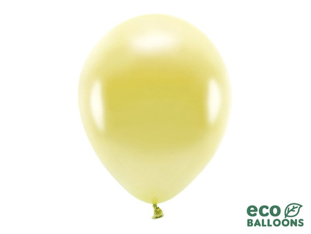 BALONY ECO 30 CM JASNY ZŁOTY 100 SZT.