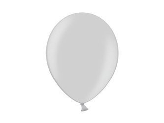 BALONY STRONG 23 CM SREBRNE METALICZNE 100 SZT