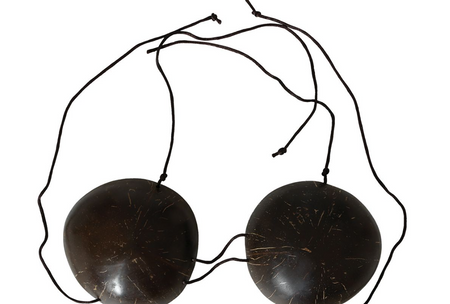 BIUSTONOSZ KOKOS BRĄZOWY HAWAJE 