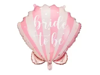 BALON FOLIOWY MUSZELKA BRIDE TO BE