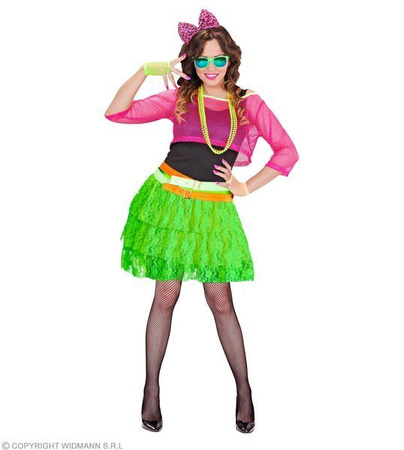 SPÓDNICZKA KORONKOWA ZIELONA