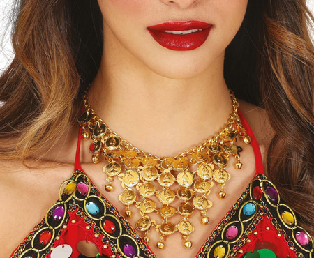 NASZYJNIK ZŁOTE MONETY