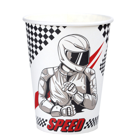 KUBECZKI PAPIEROWE FORMUŁA 1 270 ML 10 SZT