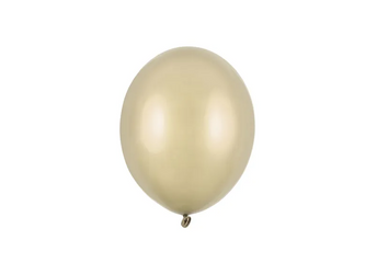 BALONY LATEKSOWE METALICZNE ZŁOTE 12 CM 100 SZT