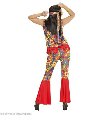 STRÓJ HIPPIS DAMSKI KWIATY