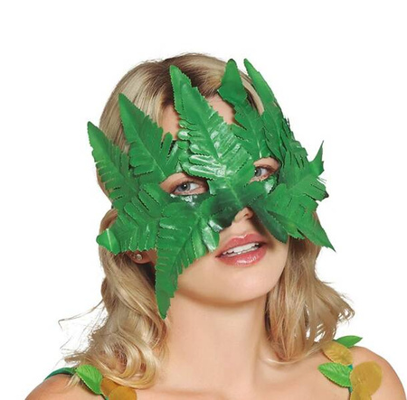 MASKA ZIELONE LIŚCIE