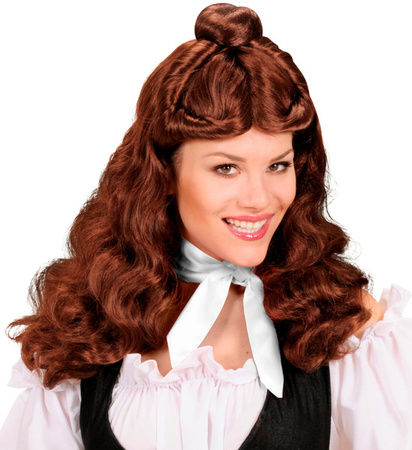 APASZKA BIAŁA SATYNA