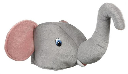 CZAPKA SŁOŃ PLUSZOWA