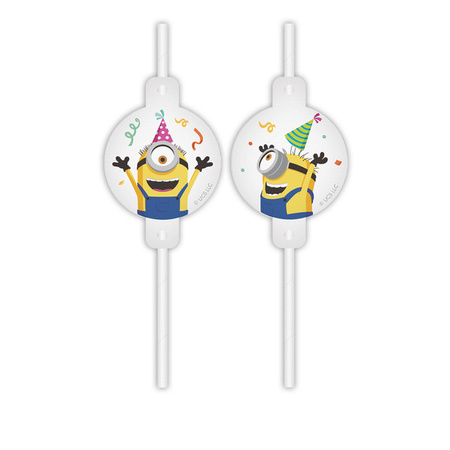 SŁOMKI MINIONKI 4 SZT