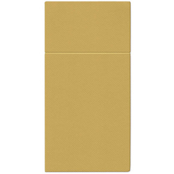 SERWETKI KIESZONKI AIRLAID ZŁOTY 40 X 40 CM 25 SZT.