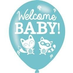 BALONY LATEKSOWE WELCOME BABY 27,5CM 6 SZT