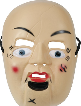 MASKA PLASTIKOWA LALKI Z HORRORU
