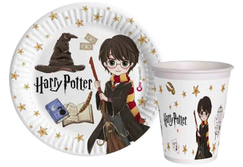 ZESTAW HARRY POTTER TALERZYKI+KUBECZKI