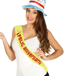 SZARFA ŻÓŁTA WSZYSTKIEGO NAJLEPSZEGO