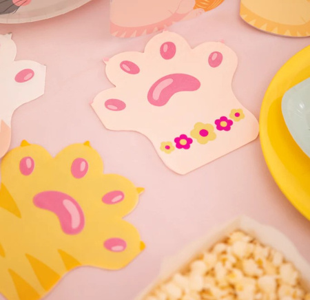 SERWETKI KOTKI ŁAPKI 12 SZT