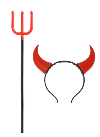 ZESTAW DIABŁA: ROGI + WIDŁY 