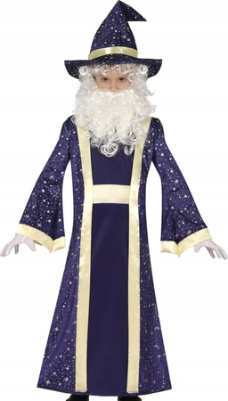 STRÓJ CHŁOPIĘCY CZARODZIEJ GRANATOWY 