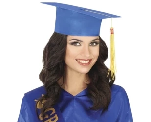 CZAPKA ABSOLWENTA NIEBIESKA