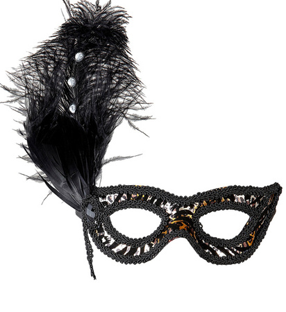 MASKA TYGRYS Z PIÓREM